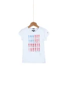 Flag Mini T-shirt Tommy Hilfiger бял
