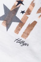 Тениска BRIGHT STARS TEE Tommy Hilfiger бял