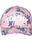 Бейзболна шапка GIRLS FLOWER PRINT CAP Tommy Hilfiger розов