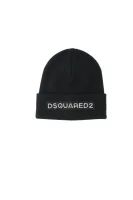 Вълнена шапка Dsquared2 черен