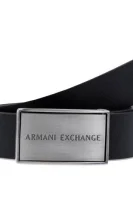 Колан с две лица Armani Exchange черен