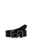 Кожен колан CK SIGNATURE Calvin Klein черен