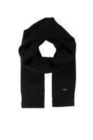 Woolen beanie + woolen scarf Zanta HUGO черен