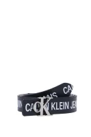 Двулицев колан Calvin Klein черен