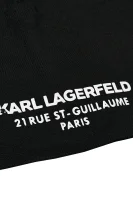 Шапка | с добавка вълна Karl Lagerfeld черен