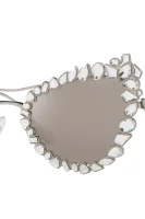 Слънчеви очила METAL Swarovski сребърен
