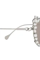 Слънчеви очила METAL Swarovski сребърен