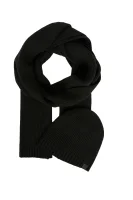 Cap + scarf BOSS ORANGE черен