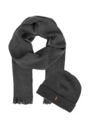 Woolen beanie + woolen scarf  POLO RALPH LAUREN сив