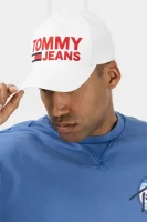 Бейзболна шапка FLOCK PRINT Tommy Jeans бял