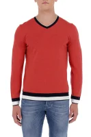 Пуловер | Regular Fit BOSS BLACK червен