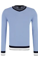 Пуловер Damiano | Regular Fit BOSS BLACK небесносин