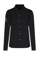 Риза MILITARY | Regular Fit Superdry черен