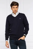 Пуловер 70 | Regular Fit | с добавка вълна Gant тъмносин