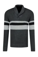 Пуловер | Regular Fit Armani Exchange графитен