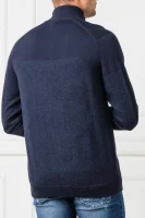 Пуловер Zarsi | Regular Fit | с добавка вълна BOSS GREEN тъмносин