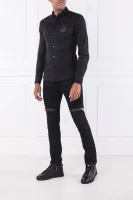 Риза | Extra slim fit Versace Jeans черен