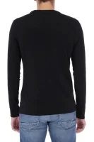 Блуза с дълъг ръкав | Regular Fit GUESS черен