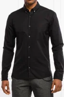 Риза Ero3 | Extra slim fit HUGO черен