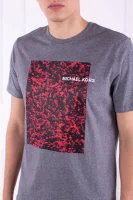Тениска WINTER VOLCANO GRPHIC | Regular Fit Michael Kors сив