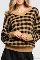 Пуловер BELIZE | Regular Fit | с добавка вълна Pinko кафяв