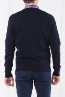 Пуловер LAMBSWOOL | Regular Fit Tommy Hilfiger тъмносин