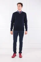 Пуловер LAMBSWOOL | Regular Fit Tommy Hilfiger тъмносин