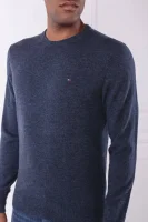 Пуловер LAMBSWOOL CNECK | Regular Fit Tommy Hilfiger тъмносин