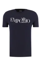 Тениска | Regular Fit Emporio Armani тъмносин