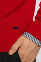 Пуловер Ayakop | Regular Fit | с добавка вълна BOSS ORANGE червен