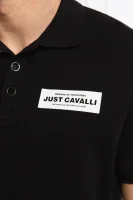 Поло/тениска с яка | Regular Fit Just Cavalli черен