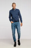 Пуловер Melba-P | Slim Fit BOSS BLACK син