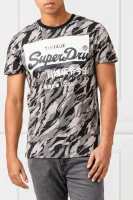 Тениска PREMIUM GOODS | Regular Fit Superdry сив