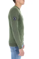 Суитчър/блуза garment dye L.A. badged | Regular Fit Superdry зелен