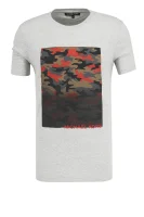 Тениска Camouflage | Regular Fit Michael Kors сив