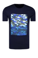 Тениска Camouflage | Regular Fit Michael Kors тъмносин