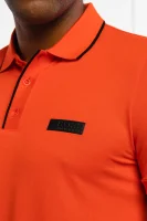Поло/тениска с яка Paul Batch | Slim Fit | pique BOSS GREEN оранжев