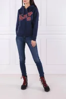Суитчър/блуза TJW LOGO ZIP HOODIE | Regular Fit Tommy Jeans тъмносин