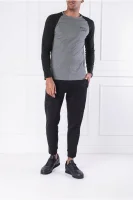 Блуза с дълъг ръкав | Regular Fit Armani Exchange сив