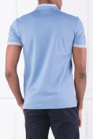 Поло/тениска с яка Phillipson 41 | Slim Fit | mercerised BOSS BLACK небесносин