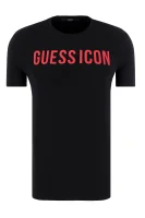 Тениска GUESSTAR | Slim Fit GUESS черен
