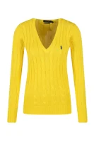 Пуловер | Slim Fit POLO RALPH LAUREN жълт