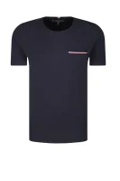 Тениска RWB POCKET FLEX TEE | Regular Fit Tommy Hilfiger тъмносин
