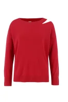 Пуловер Calanthe | Regular Fit | с добавка кашмир Pinko червен