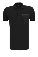 Поло/тениска с яка T-TEMP | Regular Fit Diesel черен