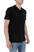Поло/тениска с яка T-TEMP | Regular Fit Diesel черен