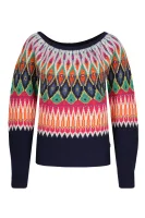 Вълнен пуловер | Loose fit My Twin 	многоцветен	