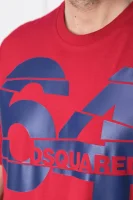 Тениска | Regular Fit Dsquared2 червен