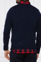 Вълнен пуловер DAMAVAND | Regular Fit Napapijri тъмносин