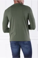 Блуза с дълъг ръкав | Regular Fit Armani Exchange зелен